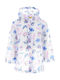 Waterproof Kids Casual Short Hooded Jacket White
