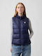 Women's Sleeveless Puffer Jacket for Winter Dark Night