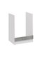 Lower Oven Cabinet Grey 60x44x82cm