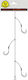 Black Diamond Fishing Hook No4