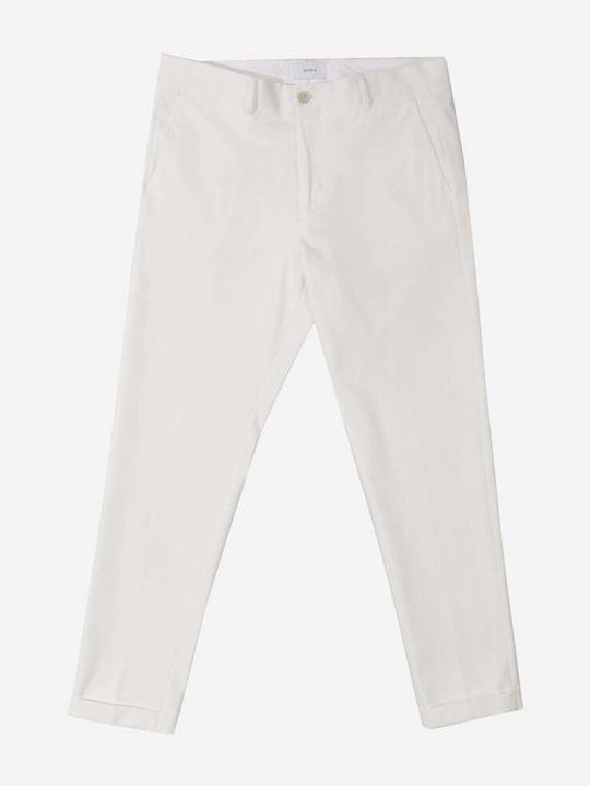 Men's Chino Slim Fit Trousers Panna