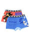 Superheroes Set Kids Boxers 2 Pieces Red-Navy