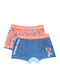 Superheroes Set Kids Boxers 2 Pieces Blue-Orange