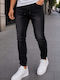 Мъжки панталон дънки Slim Fit Черен