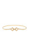 Elastic Women's Gold Belt
