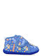 Anatomische Kinderhausschuhe Stiefel Blau