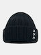 Beanie Unisex Strickmütze in Schwarz