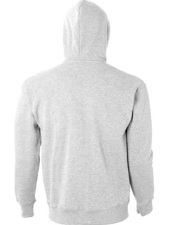 About Basics Ανδρικό Διαφημιστικό Φούτερ Μακρυμάνικο Grey Melange