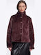 Short Women's Fur Bordeaux