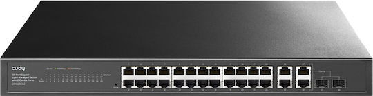 Cudy GS1028ES2 Managed L2 Switch with 26 Gigabit (1Gbps) Ethernet Ports and 2 SFP Ports