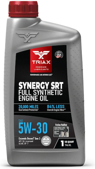 Ulei de motor Triax Synergy Srt 5w-30 complet sintetic Dexos 946 ml