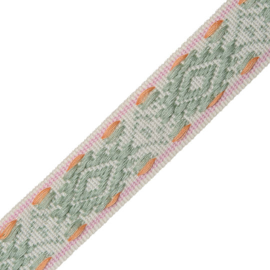 Vostex Nähzubehör Gurtband Polyester Beiges Creme Rosé Grün 3cm Stück