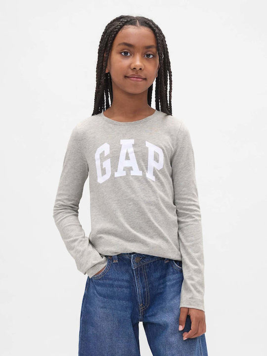 GAP Bluza Pentru Copii Cu Mâneci Lungi Gri