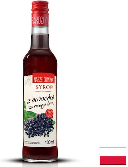 Premium Rosa Σιρόπι για Κοκτέιλ με Γεύση Elderberry Fruit 400ml