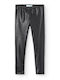 Kinderleggings Lang Schwarz Stretch
