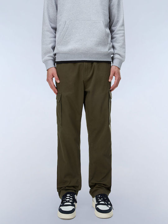 Men's Cargo Trousers Loose Fit Green