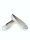 Kids Pumps & Ballerinas with Hoop & Loop Closure Silver