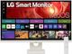 LG 27U731SB-W IPS HDR Smart Monitor 27" 4K 3840x2160 with Response Time 5ms GTG White