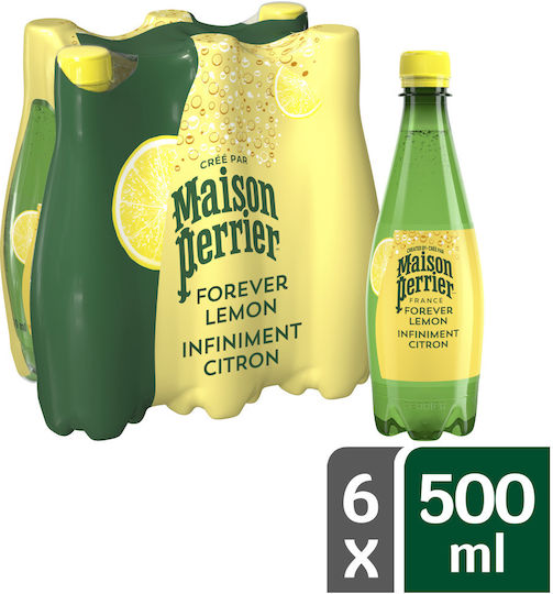 Perrier Kohlensäurehaltiges Trinkwassersortiment mit Zitronengeschmack 6x0,5l