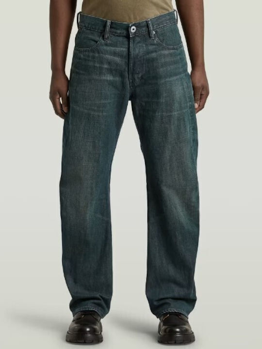 Contor 3D Мъжки Панталон Джинси Regular Fit Син