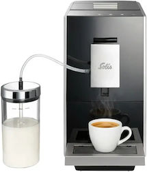 Solis Caffeandpiu Mașină Espresso Automată 1350W Presiune 19bar pentru Cappuccino Gri Solis Caffeandpiu Mașină Espresso Automată 1350W Presiune 19bar pentru Cappuccino Gri