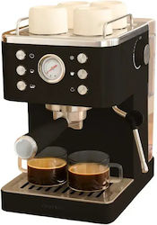 Create Thera Classic Mașină Espresso 1350W Presiune 20bar Neagră Create Thera Classic Mașină Espresso 1350W Presiune 20bar Neagră