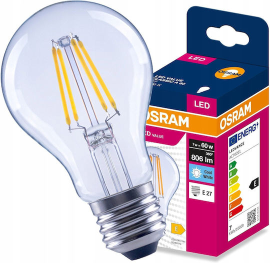 Eko Light Bec LED 7W Pentru Bază De Bec E27 Alb Natural 806 Lumen