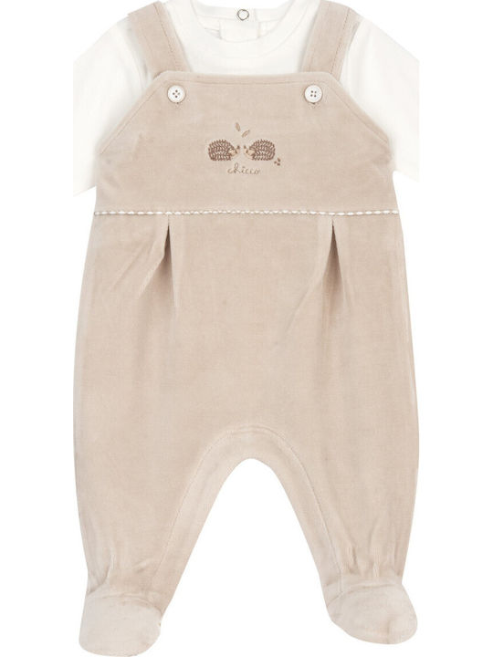 Chicco Set Bodysuits Beige 2 Pieces 102357-060-...