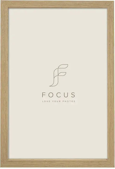 Focus Κορνίζα Πλαστική με Καφέ Πλαίσιο