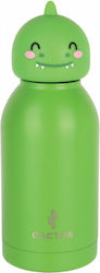 Cactus Clone Dino Kinder Trinkflasche Dinosaurier Thermos Grüner 350ml Cactus Clone Dino Kinder Trinkflasche Dinosaurier Thermos Grüner 350ml