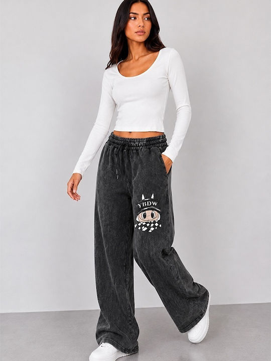 Pantaloni Dama Catifea Lejeri Negru