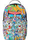 Sprayground Ученическа раница за Гимназия Spongebob Crowd