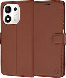 Techsuit Folio Wallet Piele / Silicon Maro Hono...