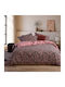 Nef-Nef Homeware Floriva Комплект Чаршафи Кралица с Еластична лента 160x200+35см Кафяв (4бр)