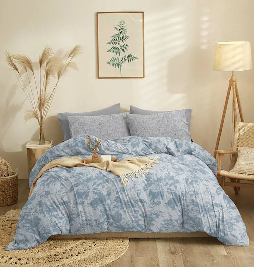 Cokitex Module Cearceafuri De Pat Single 165x260cm Denim 3 Bucăți