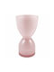 Dekorative Glasvase Rosa 10xH20cm