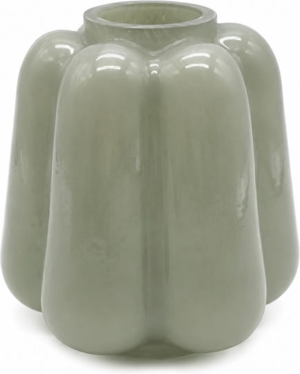 Dekorative Glasvase Orange 15xH16cm
