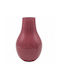 Set of Decorative Pink Glass Vases 13xH20cm