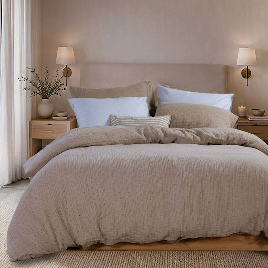 Nef-Nef Homeware Комплект Супер Кинг 240x230cm Екрю