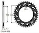 Sunstar Kettenrad Für Motorradkette Jtr1307-45