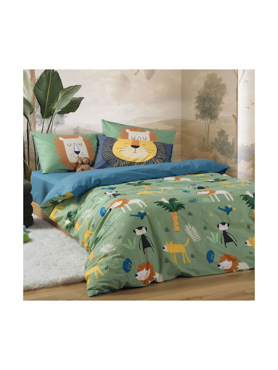 Nef-Nef Homeware Сет Единични Памучни Спални Ко...