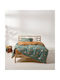 Kentia Set Semi Double Cotton Sheets Asmara 190x270cm 3 Pieces