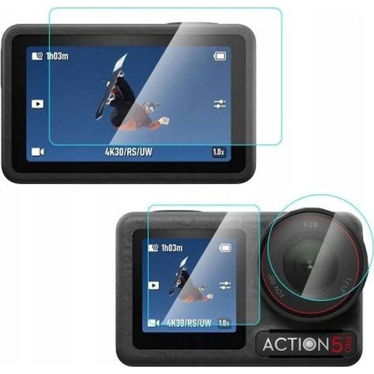 Puluz Protecție de Ecran pentru Cameră de Acțiune DJI Osmo Action 5 Pro