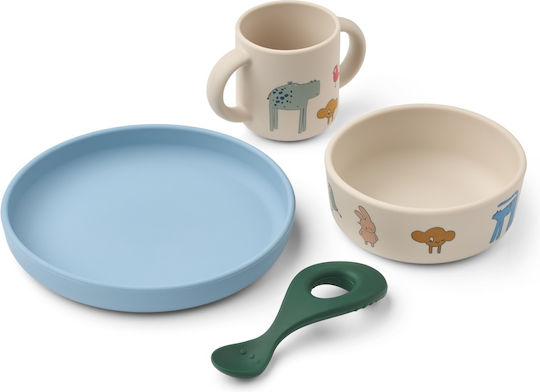 Liewood Vivi Silicone Dining Set 4pcs