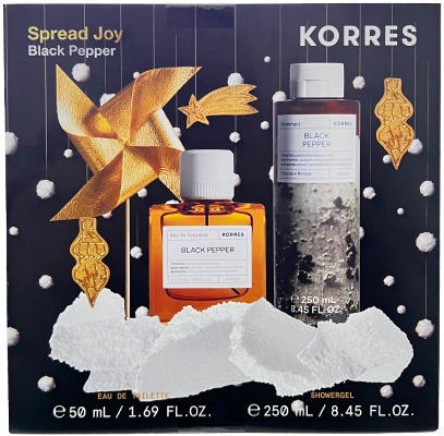 Korres Black Pepper Männliches Duftset mit Eau de Toilette