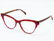 El Greco 9295 C2 Women's Acetate Prescription Eyeglass Frames Butterfly Red