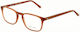 El Greco 9267 C4 Unisex Acetate Square Brown Sunglasses