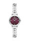 Women's Battery Watch with Silver Steel Bracelet