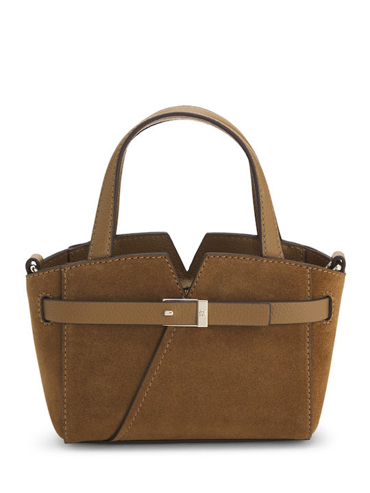 Revers Leather Women's Tote Bag Suede Puro