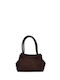 Damentasche Schulter Wildleder Braun